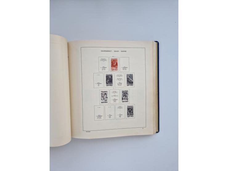 1850/1960(ca.), interessante ungebrauchte/postfrische und gestempelte Partie mit einigen Briefen, dabei Schaubek-Album ab Alt