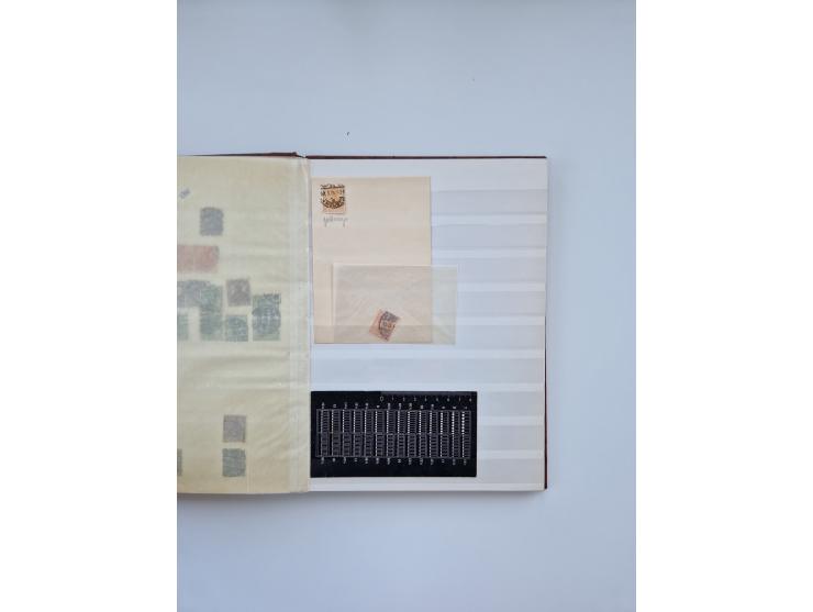 1900/22, Germania, interessante Partie von Sammlungen und Dubletten, dabei kleine Aussstellungssammlung mit besseren Zusammen