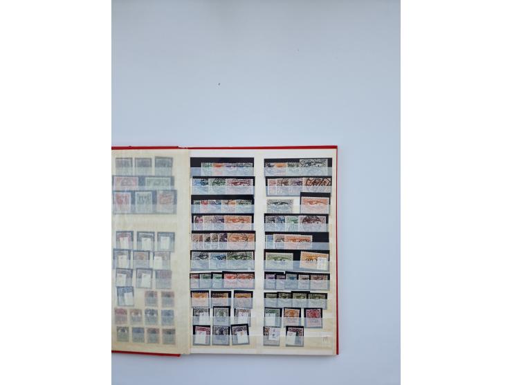 1900/22, Germania, interessante Partie von Sammlungen und Dubletten, dabei kleine Aussstellungssammlung mit besseren Zusammen