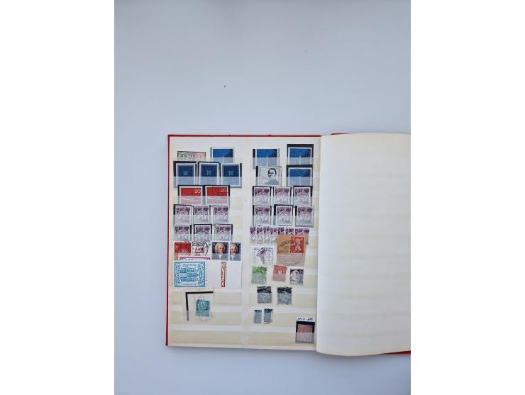 1900/22, Germania, interessante Partie von Sammlungen und Dubletten, dabei kleine Aussstellungssammlung mit besseren Zusammen