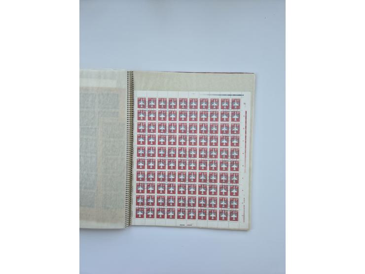 1900/22, Germania, interessante Partie von Sammlungen und Dubletten, dabei kleine Aussstellungssammlung mit besseren Zusammen