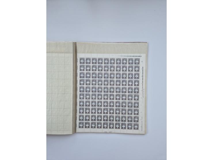 1900/22, Germania, interessante Partie von Sammlungen und Dubletten, dabei kleine Aussstellungssammlung mit besseren Zusammen