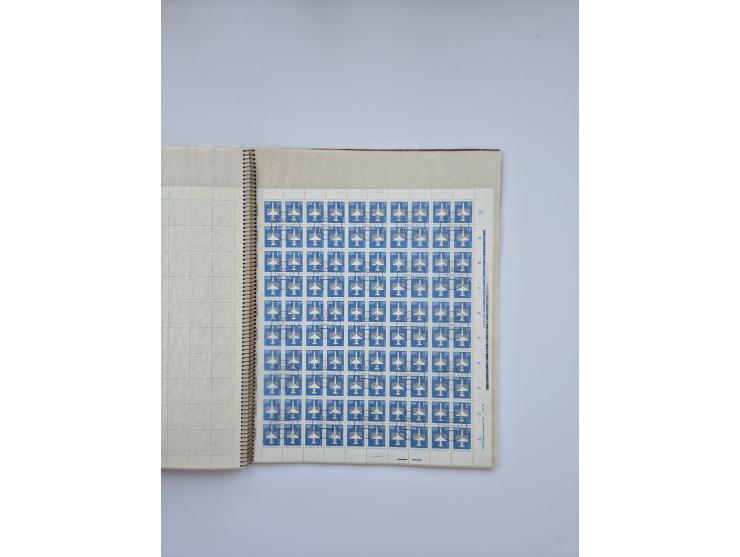 1900/22, Germania, interessante Partie von Sammlungen und Dubletten, dabei kleine Aussstellungssammlung mit besseren Zusammen