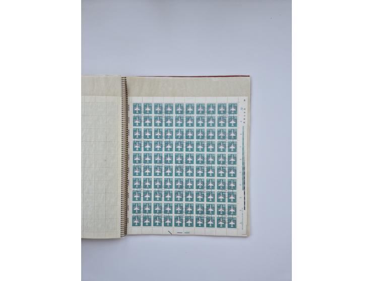 1900/22, Germania, interessante Partie von Sammlungen und Dubletten, dabei kleine Aussstellungssammlung mit besseren Zusammen