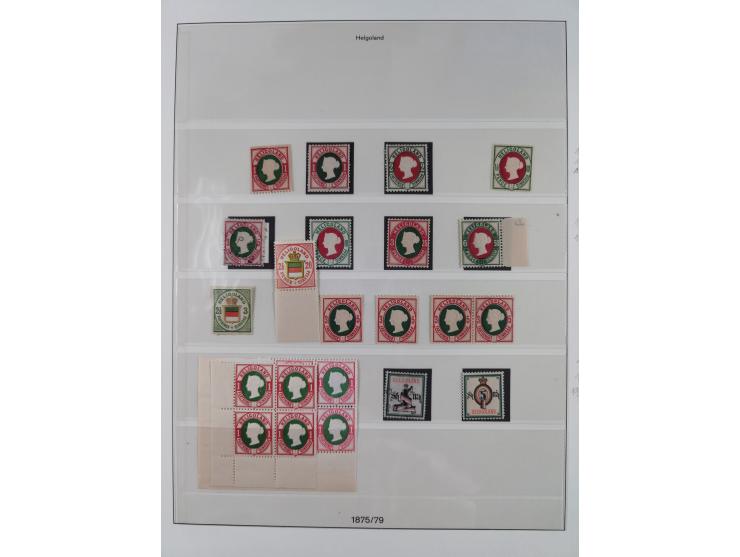 1867/79, ungebrauchte und gestempelte Sammlung mit u.a. etwas fehlerhafte Mi.-Nr. 2 gestempelt (sign. Schulz BPP) und Mi.-Nr.
