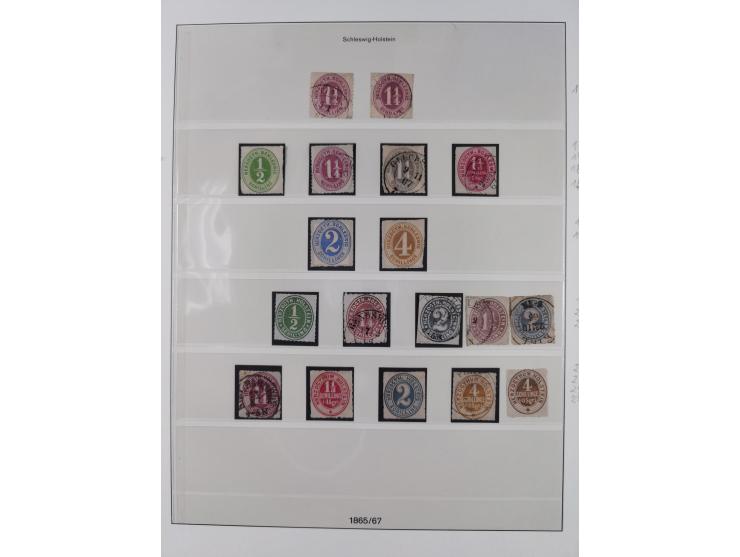 1850/67, ungebrauchte und gestempelte Sammlung mit u.a. Mi.-Nr. 1a und 2a ungebraucht (signiert). Erhaltung von fehlerhaft bi