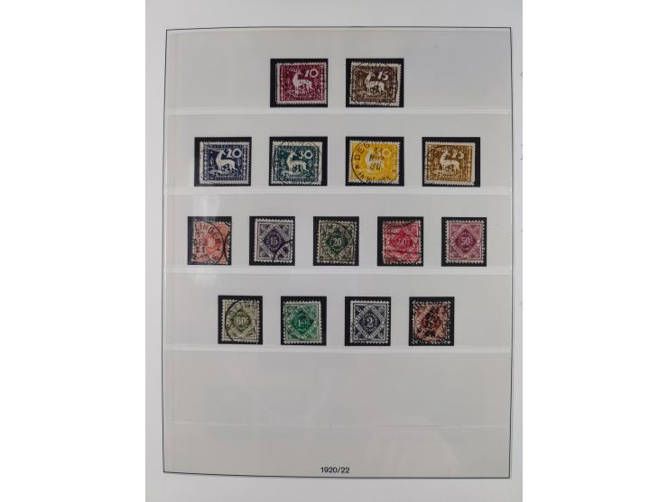 1851/1923, am Anfang meist gestempelte Sammlung inkl. Farben und Doubletten. Dabei u.a. Mi.-Nr. 10a gestempelt (signiert Thom