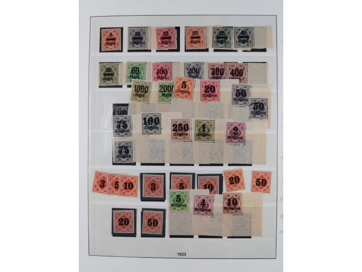 1851/1923, am Anfang meist gestempelte Sammlung inkl. Farben und Doubletten. Dabei u.a. Mi.-Nr. 10a gestempelt (signiert Thom