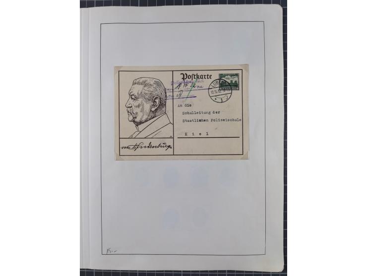 1872/1966, gestempelte und postfrische/ungebrauchte alte Sammlung in zwei Vordruckalben, ab Deutsches Reich gestempelt in den