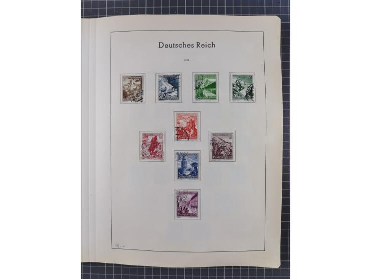 1872/1966, gestempelte und postfrische/ungebrauchte alte Sammlung in zwei Vordruckalben, ab Deutsches Reich gestempelt in den