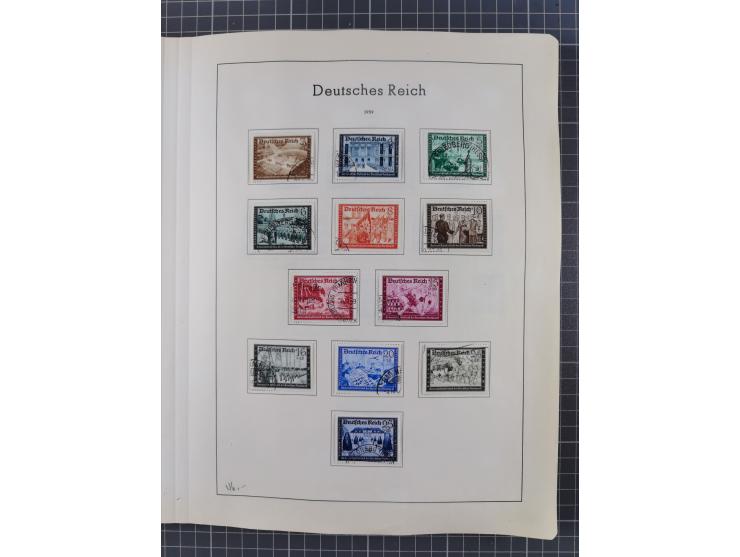 1872/1966, gestempelte und postfrische/ungebrauchte alte Sammlung in zwei Vordruckalben, ab Deutsches Reich gestempelt in den