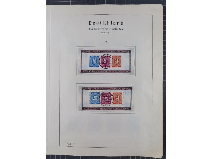 1872/1966, gestempelte und postfrische/ungebrauchte alte Sammlung in zwei Vordruckalben, ab Deutsches Reich gestempelt in den