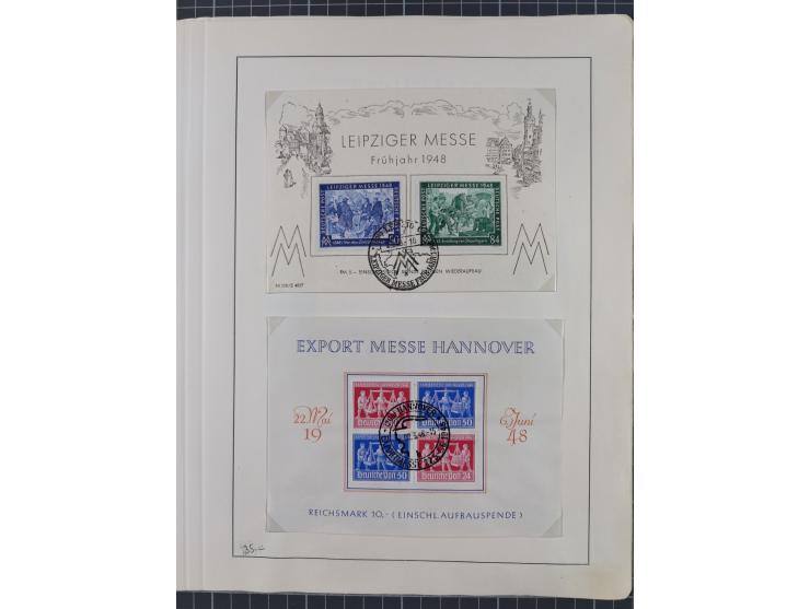 1872/1966, gestempelte und postfrische/ungebrauchte alte Sammlung in zwei Vordruckalben, ab Deutsches Reich gestempelt in den