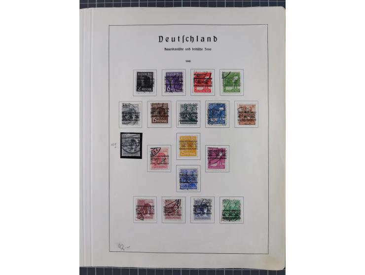 1872/1966, gestempelte und postfrische/ungebrauchte alte Sammlung in zwei Vordruckalben, ab Deutsches Reich gestempelt in den