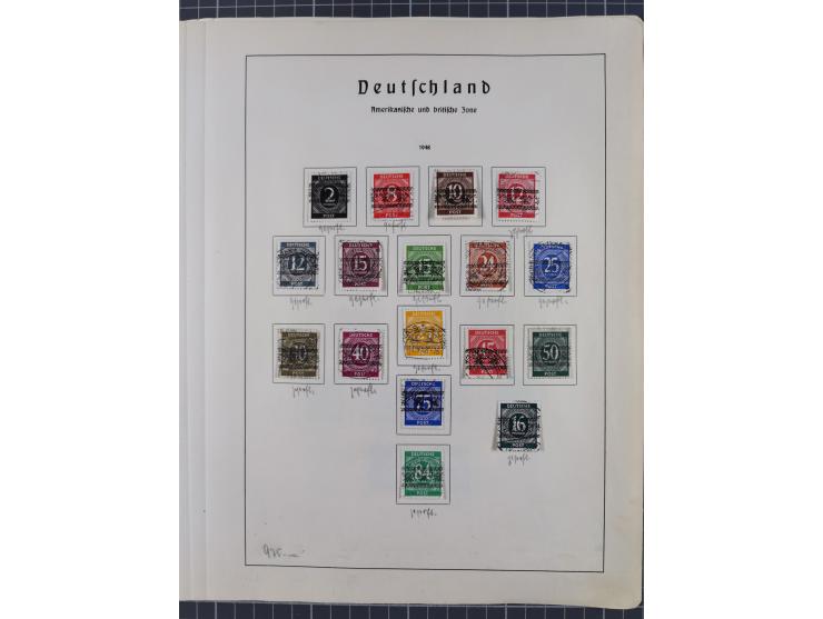 1872/1966, gestempelte und postfrische/ungebrauchte alte Sammlung in zwei Vordruckalben, ab Deutsches Reich gestempelt in den