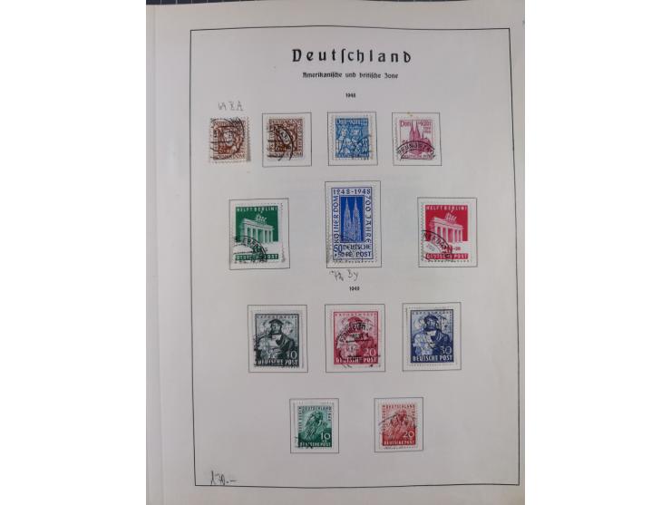 1872/1966, gestempelte und postfrische/ungebrauchte alte Sammlung in zwei Vordruckalben, ab Deutsches Reich gestempelt in den