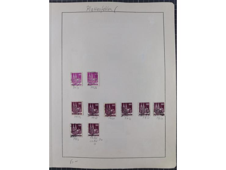 1872/1966, gestempelte und postfrische/ungebrauchte alte Sammlung in zwei Vordruckalben, ab Deutsches Reich gestempelt in den