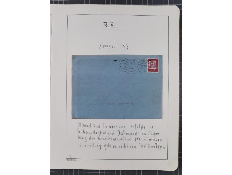 1872/1966, gestempelte und postfrische/ungebrauchte alte Sammlung in zwei Vordruckalben, ab Deutsches Reich gestempelt in den