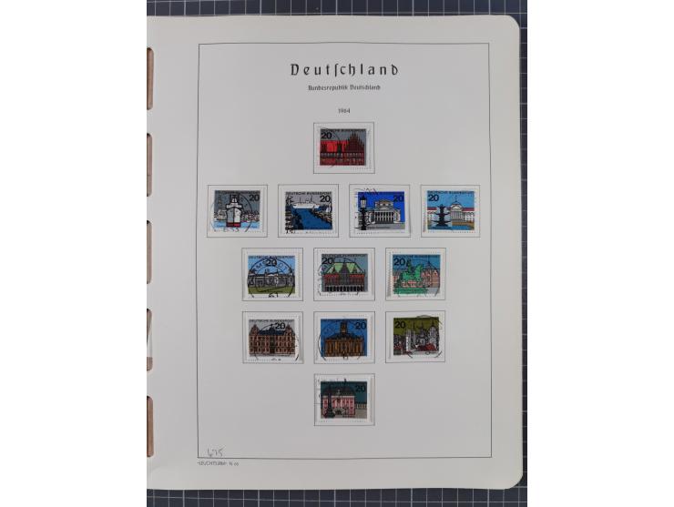 1872/1966, gestempelte und postfrische/ungebrauchte alte Sammlung in zwei Vordruckalben, ab Deutsches Reich gestempelt in den