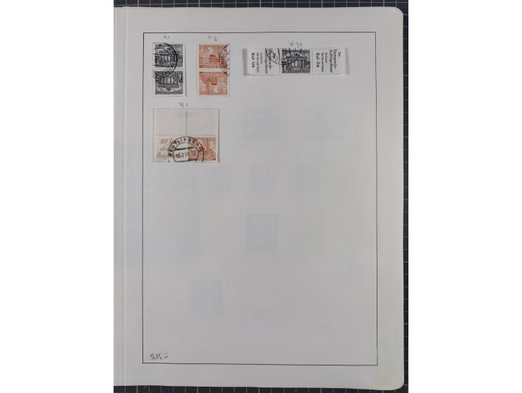 1872/1966, gestempelte und postfrische/ungebrauchte alte Sammlung in zwei Vordruckalben, ab Deutsches Reich gestempelt in den