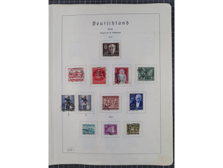 1872/1966, gestempelte und postfrische/ungebrauchte alte Sammlung in zwei Vordruckalben, ab Deutsches Reich gestempelt in den