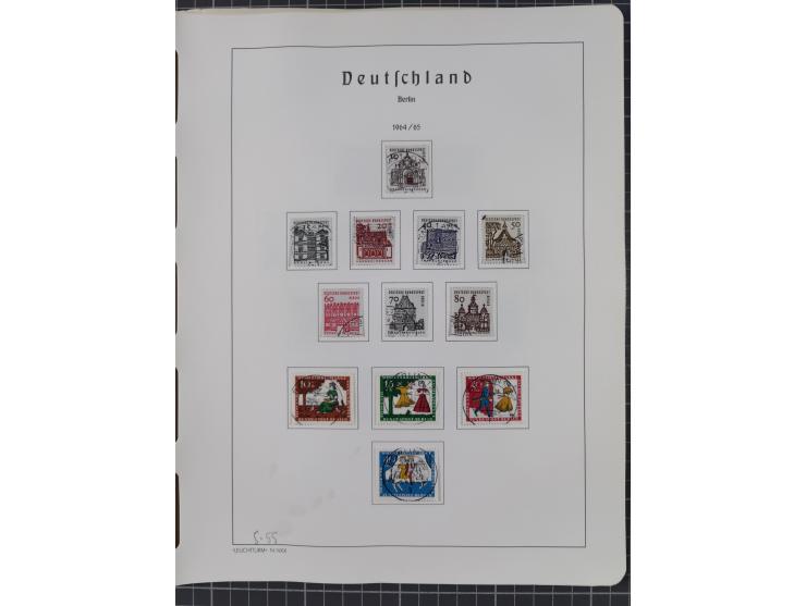 1872/1966, gestempelte und postfrische/ungebrauchte alte Sammlung in zwei Vordruckalben, ab Deutsches Reich gestempelt in den