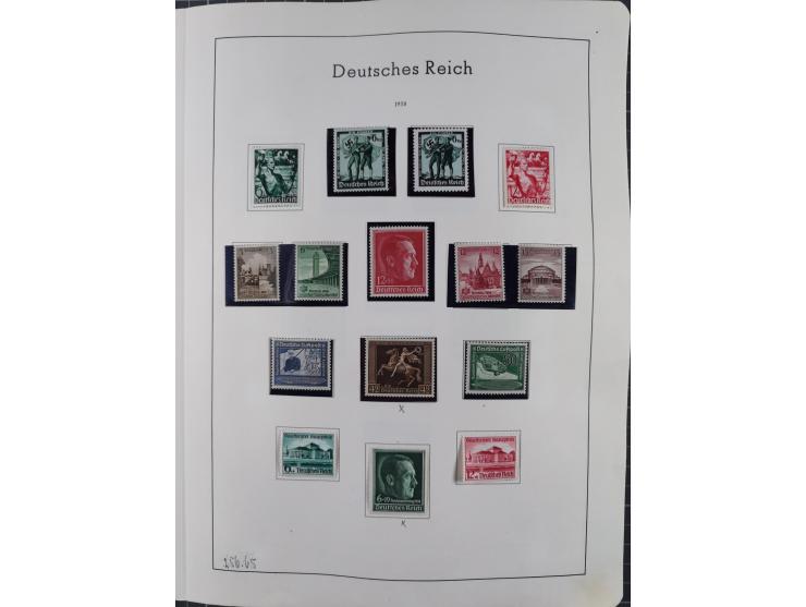 1872/1966, gestempelte und postfrische/ungebrauchte alte Sammlung in zwei Vordruckalben, ab Deutsches Reich gestempelt in den