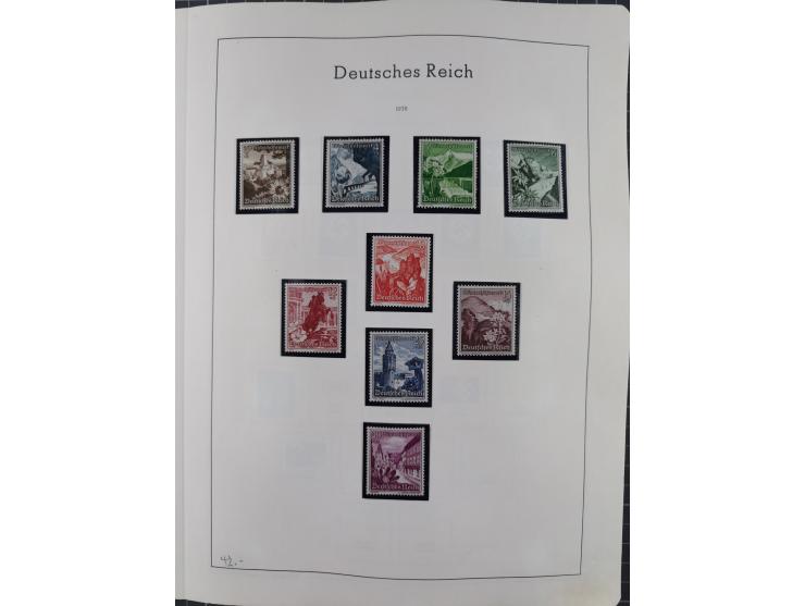 1872/1966, gestempelte und postfrische/ungebrauchte alte Sammlung in zwei Vordruckalben, ab Deutsches Reich gestempelt in den