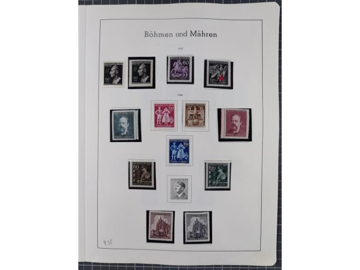 1872/1966, gestempelte und postfrische/ungebrauchte alte Sammlung in zwei Vordruckalben, ab Deutsches Reich gestempelt in den