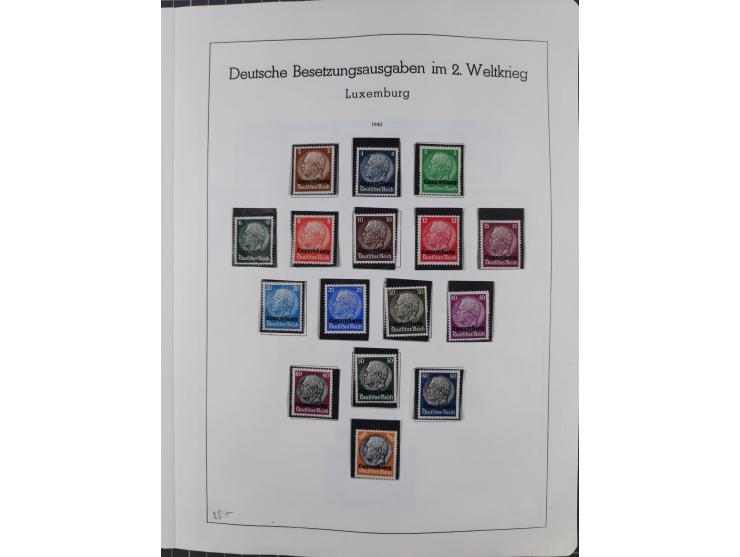 1872/1966, gestempelte und postfrische/ungebrauchte alte Sammlung in zwei Vordruckalben, ab Deutsches Reich gestempelt in den