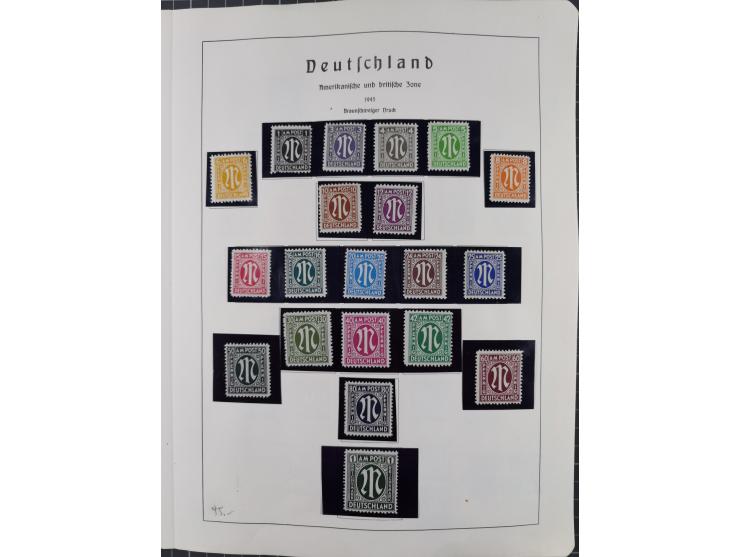 1872/1966, gestempelte und postfrische/ungebrauchte alte Sammlung in zwei Vordruckalben, ab Deutsches Reich gestempelt in den