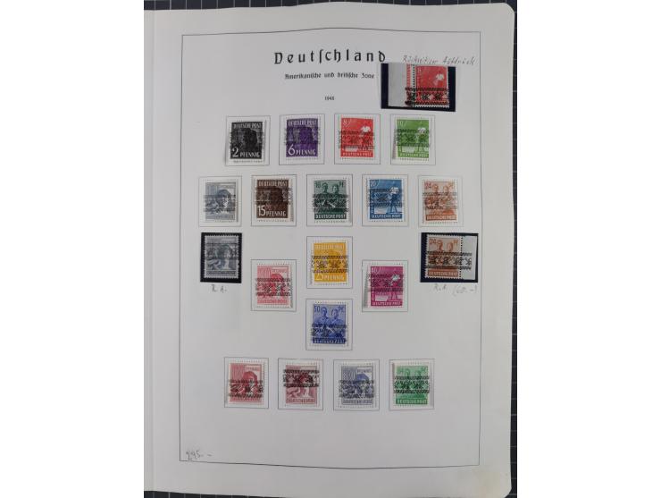 1872/1966, gestempelte und postfrische/ungebrauchte alte Sammlung in zwei Vordruckalben, ab Deutsches Reich gestempelt in den