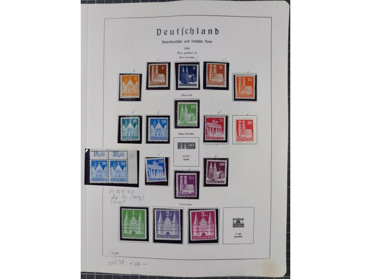 1872/1966, gestempelte und postfrische/ungebrauchte alte Sammlung in zwei Vordruckalben, ab Deutsches Reich gestempelt in den