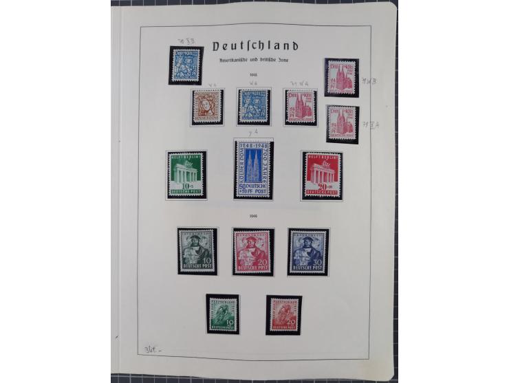 1872/1966, gestempelte und postfrische/ungebrauchte alte Sammlung in zwei Vordruckalben, ab Deutsches Reich gestempelt in den