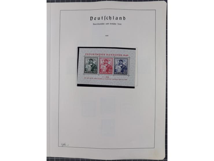 1872/1966, gestempelte und postfrische/ungebrauchte alte Sammlung in zwei Vordruckalben, ab Deutsches Reich gestempelt in den