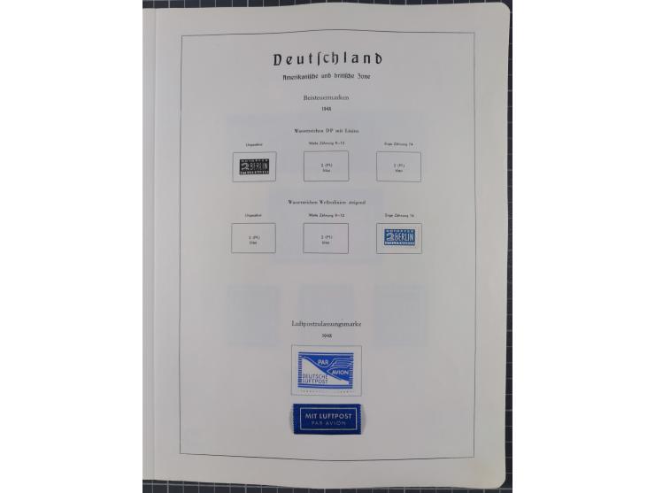 1872/1966, gestempelte und postfrische/ungebrauchte alte Sammlung in zwei Vordruckalben, ab Deutsches Reich gestempelt in den