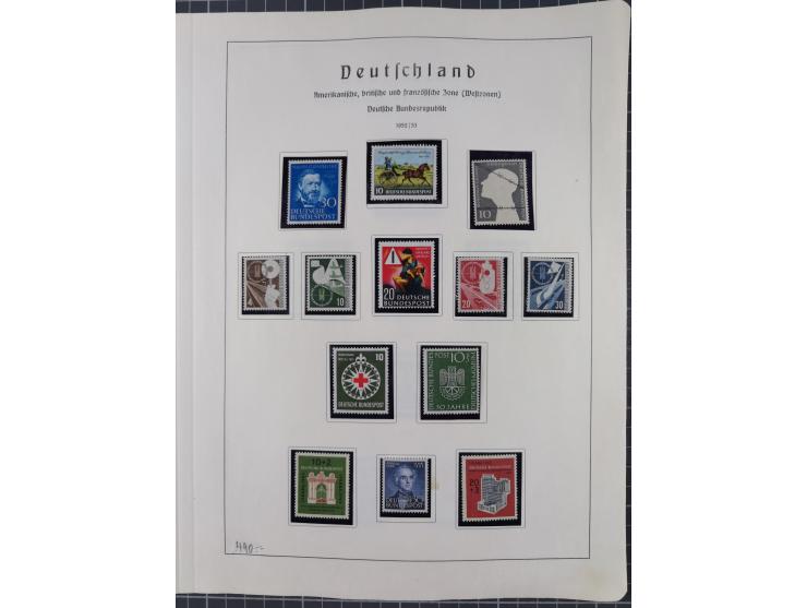 1872/1966, gestempelte und postfrische/ungebrauchte alte Sammlung in zwei Vordruckalben, ab Deutsches Reich gestempelt in den