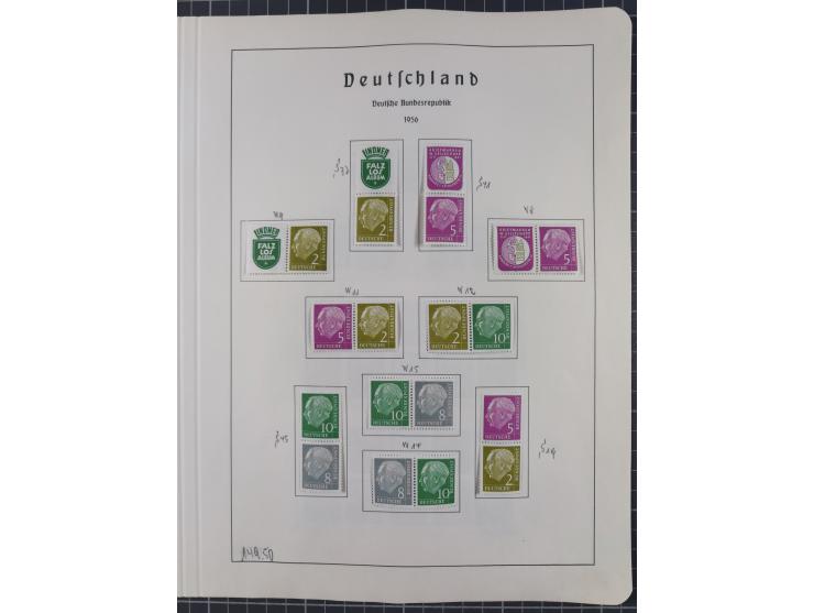 1872/1966, gestempelte und postfrische/ungebrauchte alte Sammlung in zwei Vordruckalben, ab Deutsches Reich gestempelt in den