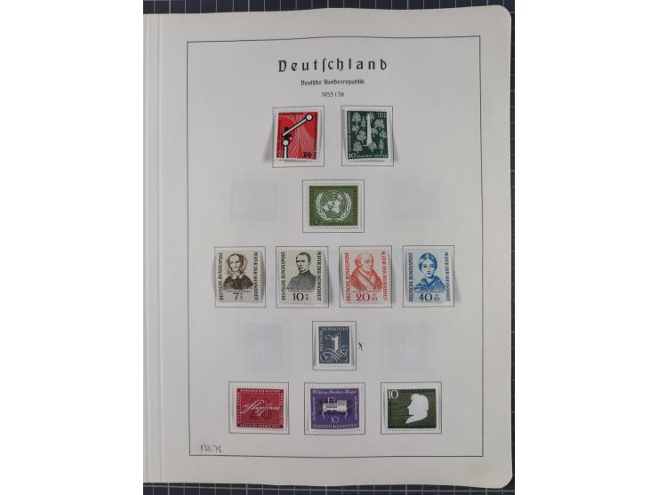 1872/1966, gestempelte und postfrische/ungebrauchte alte Sammlung in zwei Vordruckalben, ab Deutsches Reich gestempelt in den