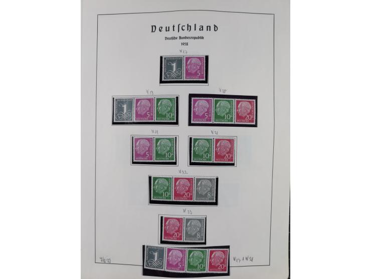 1872/1966, gestempelte und postfrische/ungebrauchte alte Sammlung in zwei Vordruckalben, ab Deutsches Reich gestempelt in den