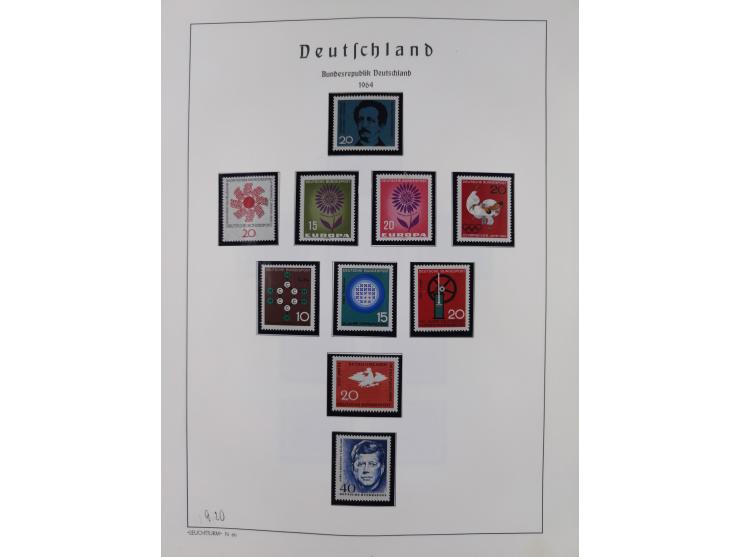 1872/1966, gestempelte und postfrische/ungebrauchte alte Sammlung in zwei Vordruckalben, ab Deutsches Reich gestempelt in den