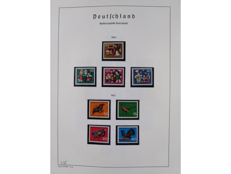 1872/1966, gestempelte und postfrische/ungebrauchte alte Sammlung in zwei Vordruckalben, ab Deutsches Reich gestempelt in den