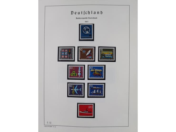 1872/1966, gestempelte und postfrische/ungebrauchte alte Sammlung in zwei Vordruckalben, ab Deutsches Reich gestempelt in den