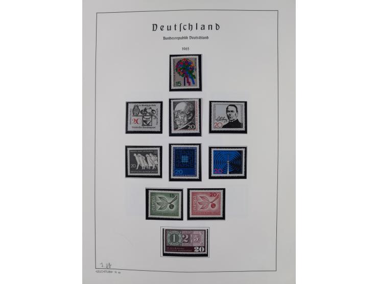 1872/1966, gestempelte und postfrische/ungebrauchte alte Sammlung in zwei Vordruckalben, ab Deutsches Reich gestempelt in den