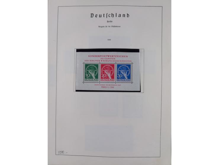 1872/1966, gestempelte und postfrische/ungebrauchte alte Sammlung in zwei Vordruckalben, ab Deutsches Reich gestempelt in den