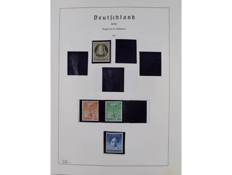 1872/1966, gestempelte und postfrische/ungebrauchte alte Sammlung in zwei Vordruckalben, ab Deutsches Reich gestempelt in den