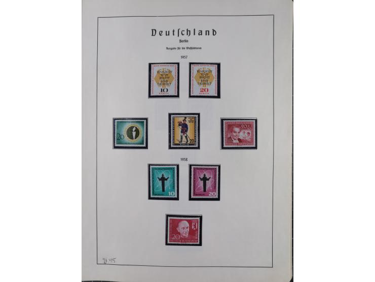 1872/1966, gestempelte und postfrische/ungebrauchte alte Sammlung in zwei Vordruckalben, ab Deutsches Reich gestempelt in den