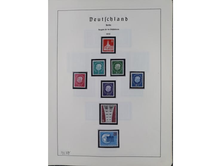 1872/1966, gestempelte und postfrische/ungebrauchte alte Sammlung in zwei Vordruckalben, ab Deutsches Reich gestempelt in den