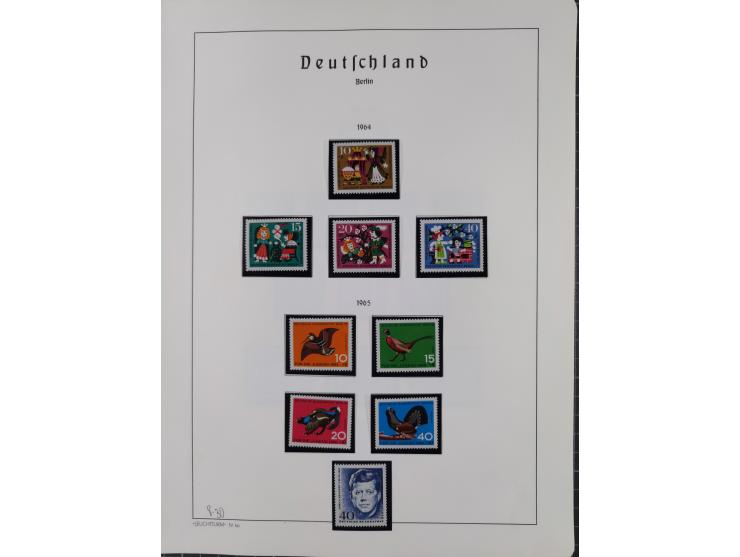 1872/1966, gestempelte und postfrische/ungebrauchte alte Sammlung in zwei Vordruckalben, ab Deutsches Reich gestempelt in den