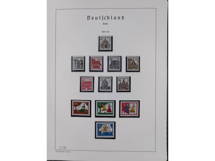 1872/1966, gestempelte und postfrische/ungebrauchte alte Sammlung in zwei Vordruckalben, ab Deutsches Reich gestempelt in den